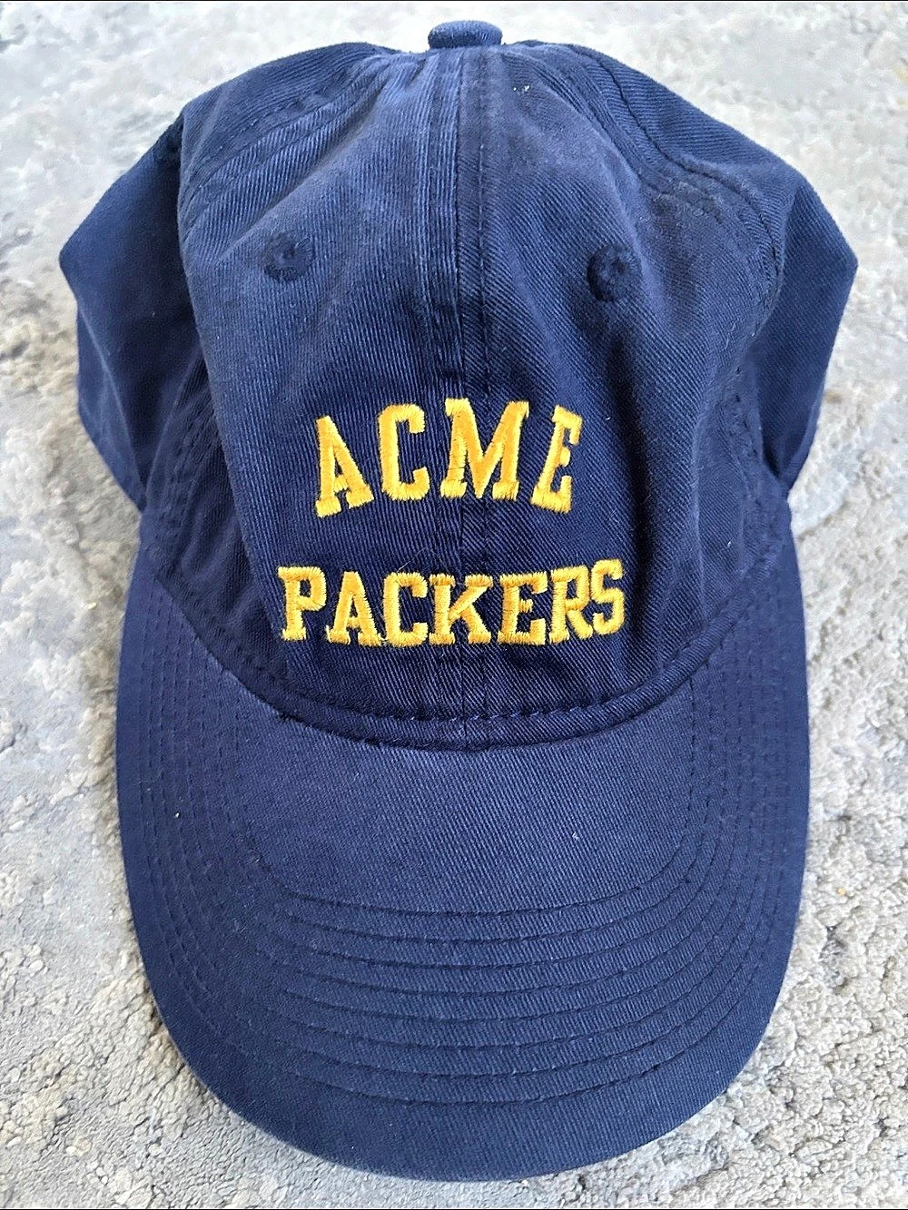 Y2K 2000s NFL Vintage Collection Acme Packers Blue Adult Cap